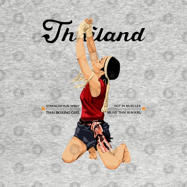 Muay Thai Wai Kru by KewaleeTee